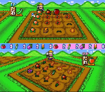 Oraga Land Shusai - Best Farmer Shuukakusai (Japan) (Sample) screen shot game playing